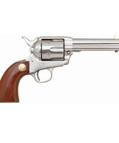 Cimarron Model ‘P’ Single Action Revolver .45 Long Colt 4.75″ Barrel 6 Rounds Stainless Steel Pre-War Walnut Grip MP4500