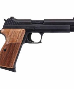 SIG Sauer P210 Standard 9mm Luger Semi Auto Pistol 5″ Barrel 8 Rounds Walnut Grips Black Nitron Finish